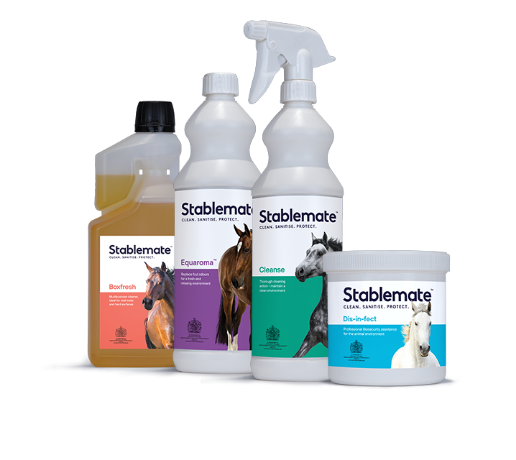 A lineup of the Stablemate product range