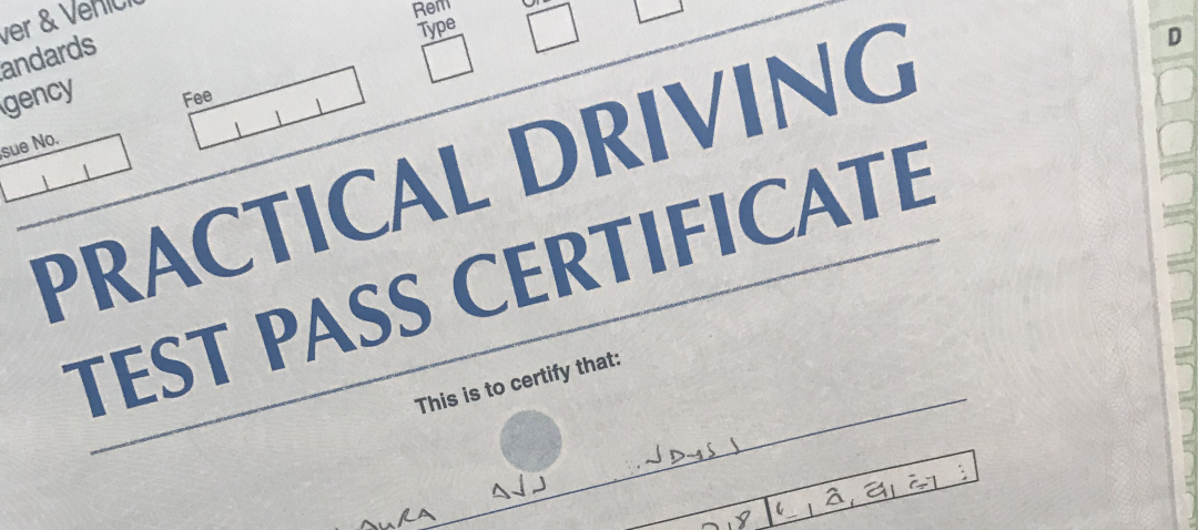HGV practical driving test certifcate